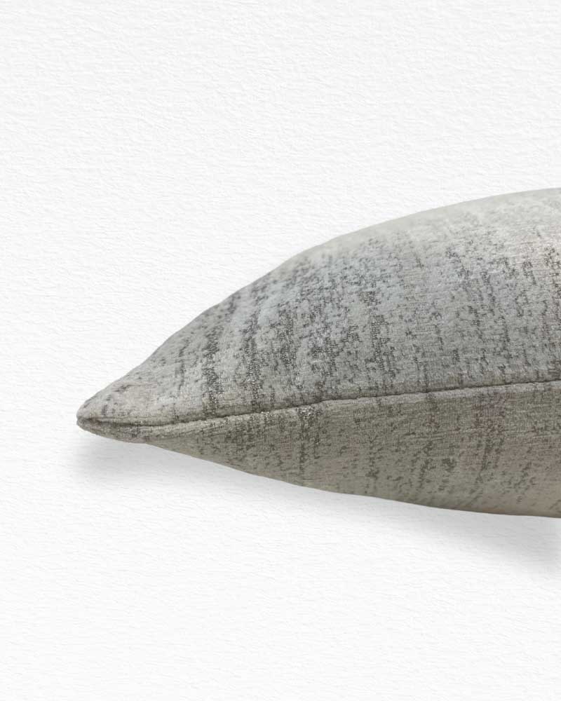 Romo White Silver Velvet