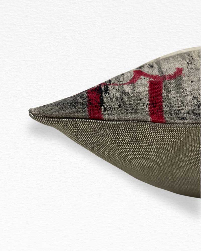 Linen Art Graffitti on Natural