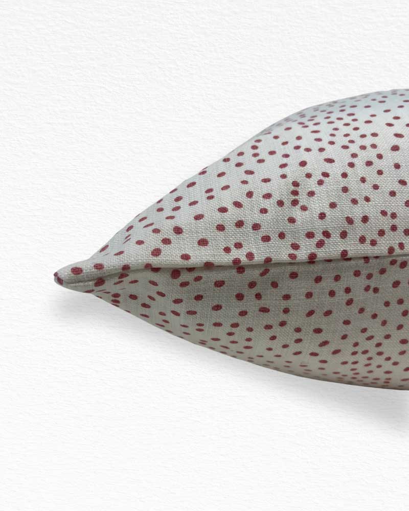 Design Team Spotted Pink On White