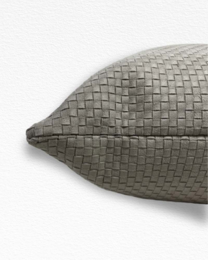 Romo - Zinc Latigo Weave Natural Cushion Cover